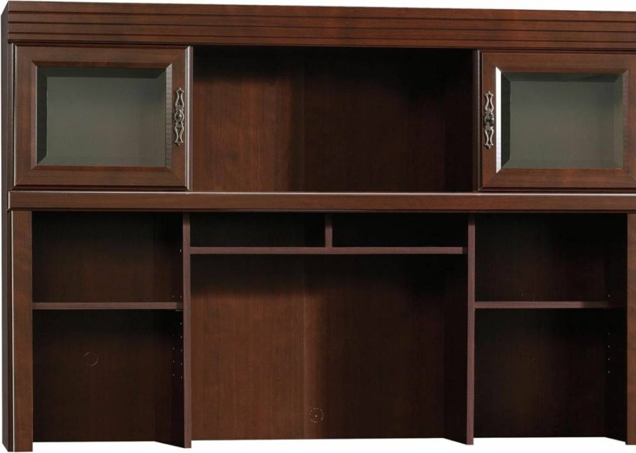 Sauder Heritage Hill Hutch Classic Cherry Finish for 404944, Stylish Storage Cabinet