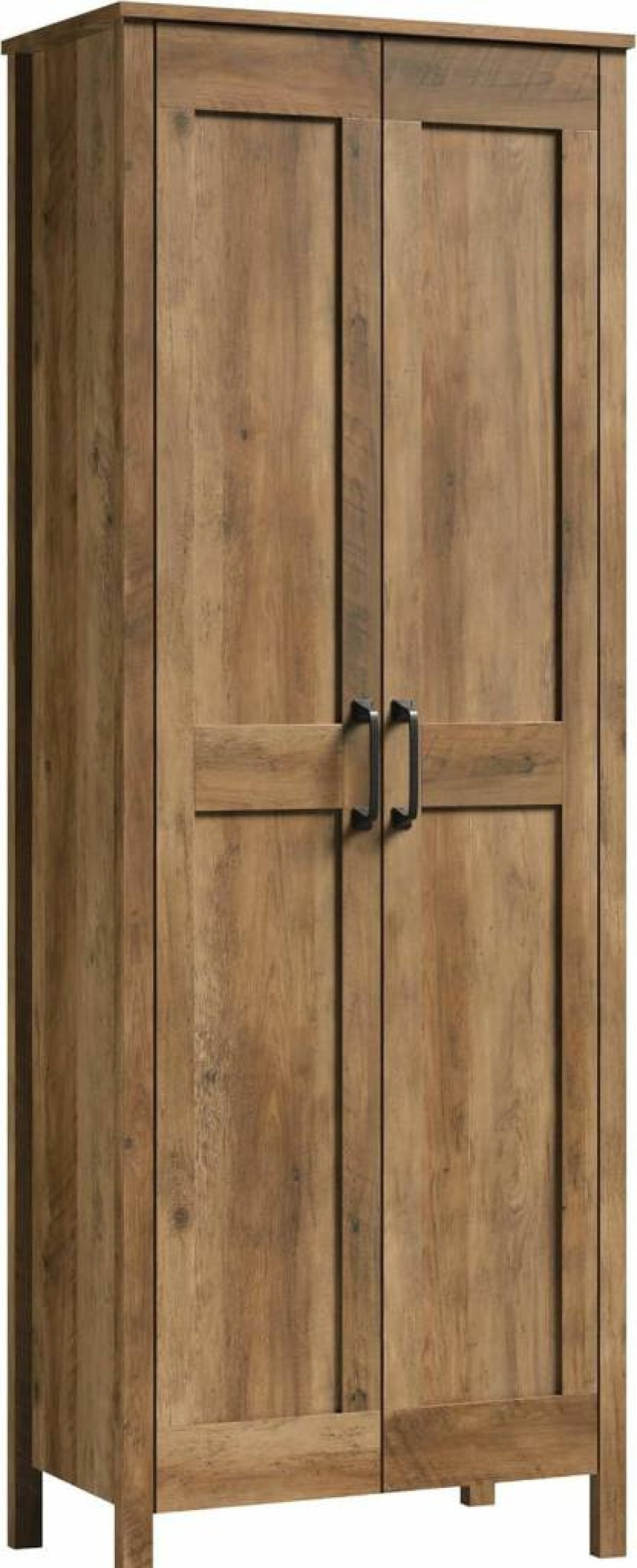 Sauder Rural Pine Finish Storage Cabinet | Versatile Miscellaneous Organizer