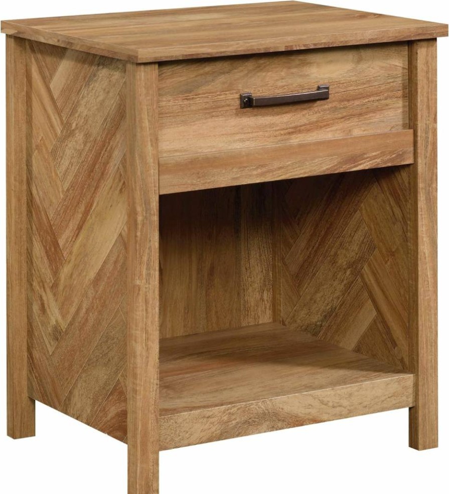 Sauder Cannery Bridge 4-Drawer Dresser, 31.26" Wide Storage Chest in Sindoori Mango Finish for Bedroom or Living Room