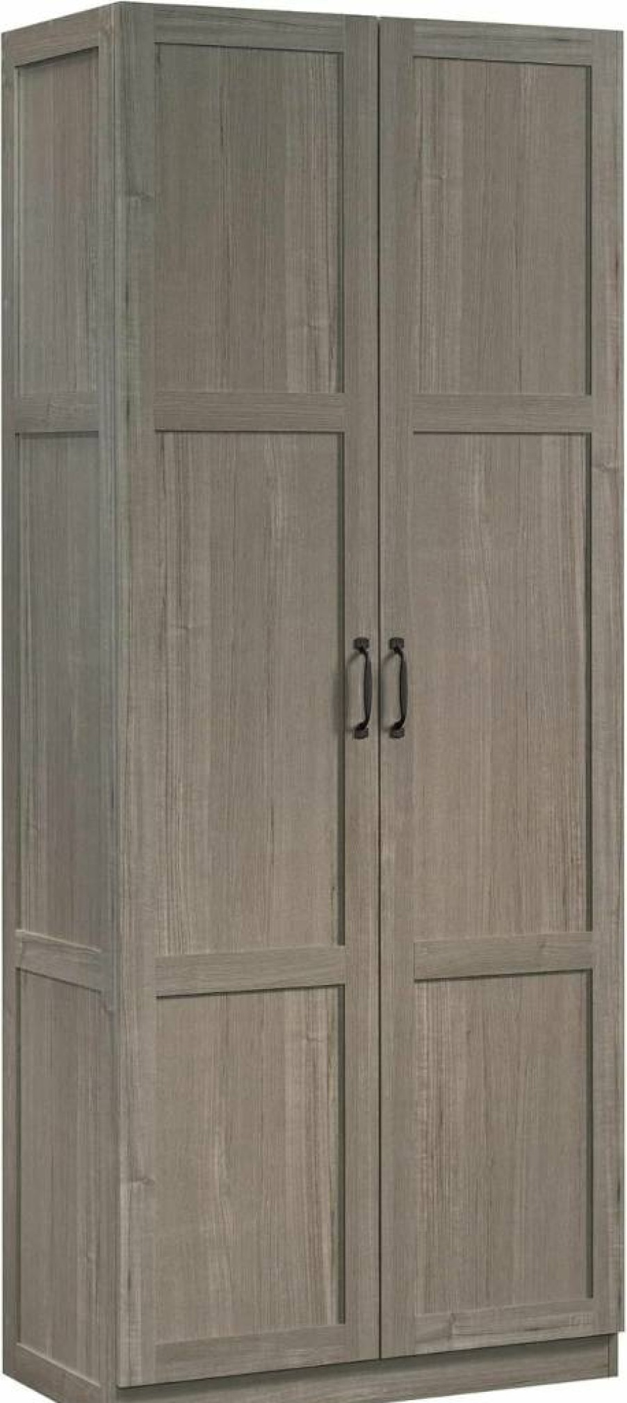 Sauder Reclaimed Pine Storage Cabinet - Adjustable Shelves Pantry Organizer for Kitchen, Bathroom, and Home Storage