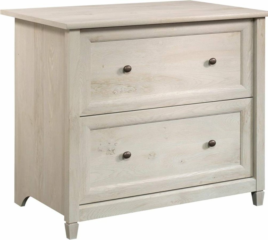 Sauder Chalked Chestnut 2-Drawer Lateral File Cabinet, Office Storage Solution