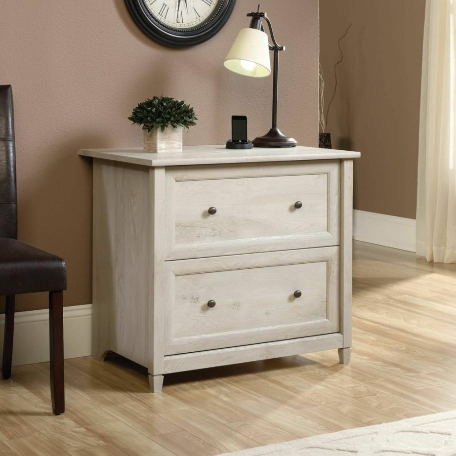 Sauder Chalked Chestnut 2-Drawer Lateral File Cabinet, Office Storage Solution