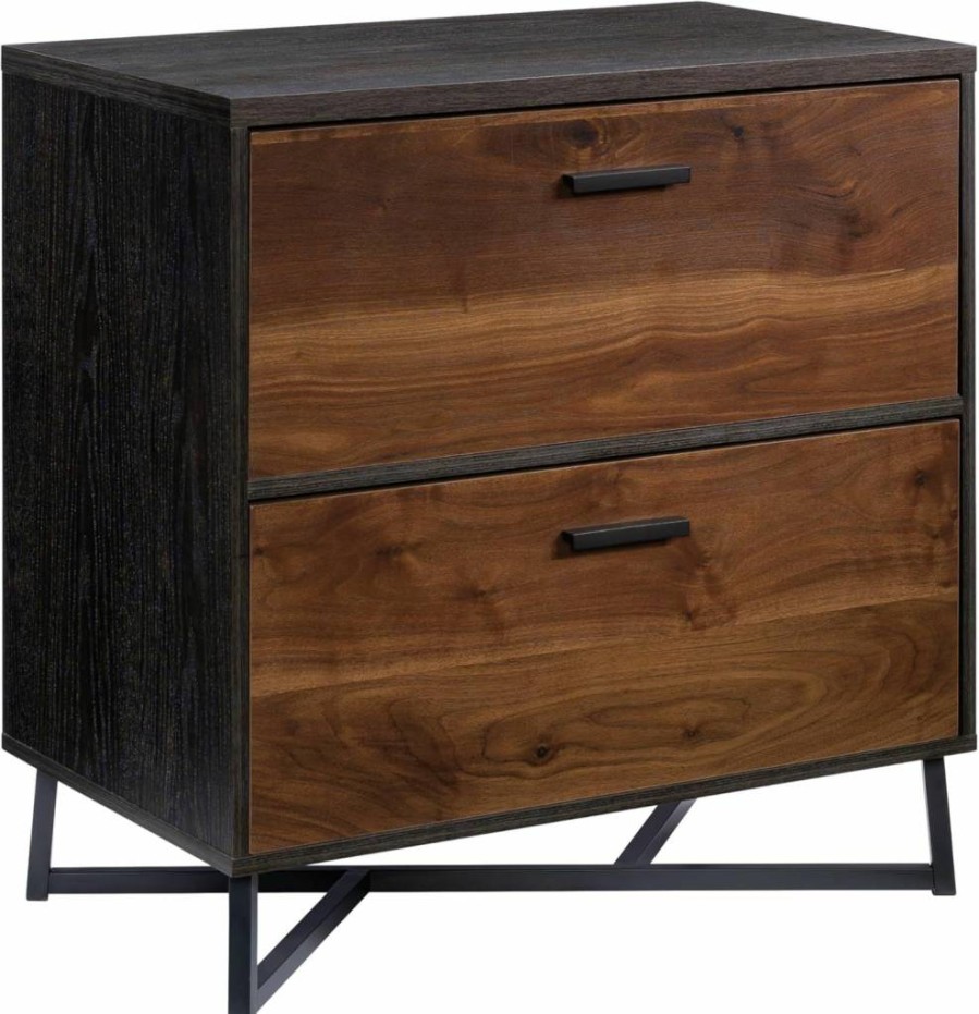 Sauder Brew Oak 2-Drawer Lateral File Cabinet - Canton Lane Collection, Office Storage Solution