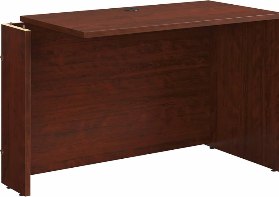 OfficeWorks by Sauder Hudson Elm 42" Executive Desk with Commercial Return, Modern Office Furniture