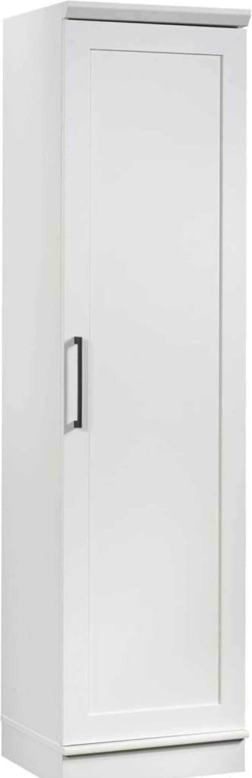 Sauder HomePlus Slim Kitchen Pantry Cabinet with Adjustable Shelves, Single Door Storage for Bathroom or Laundry, Sienna Oak Finish