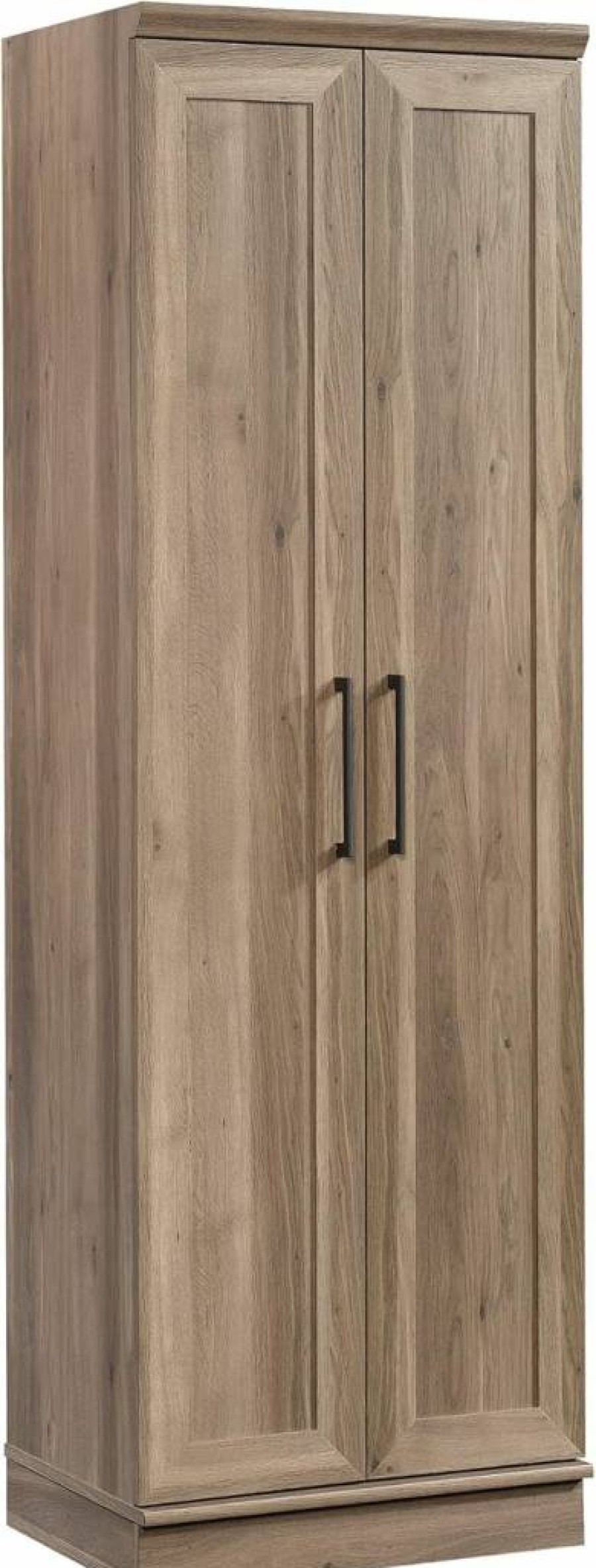 Sauder HomePlus Pantry Cabinet with Storage Shelves, Salt Oak Finish, Freestanding Kitchen Organizer