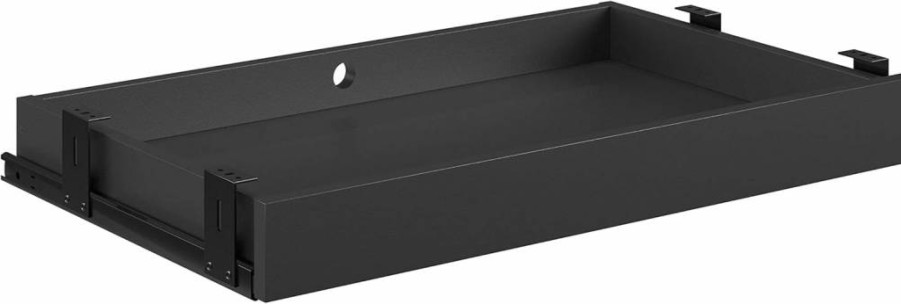 OFFICE WORKS BY SAUDER Black Pencil Drawer Organizer, Office Desk Storage Solution