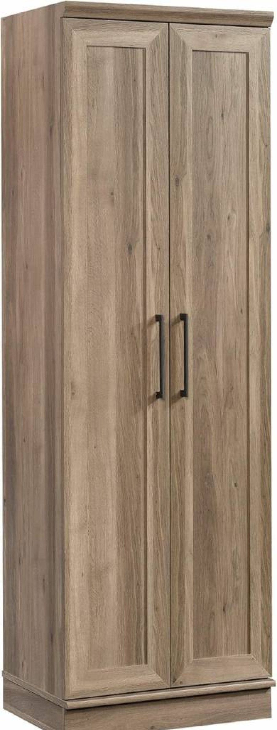 Sauder Pacific Maple Two-Door Storage Pantry Cabinet, HomePlus Collection