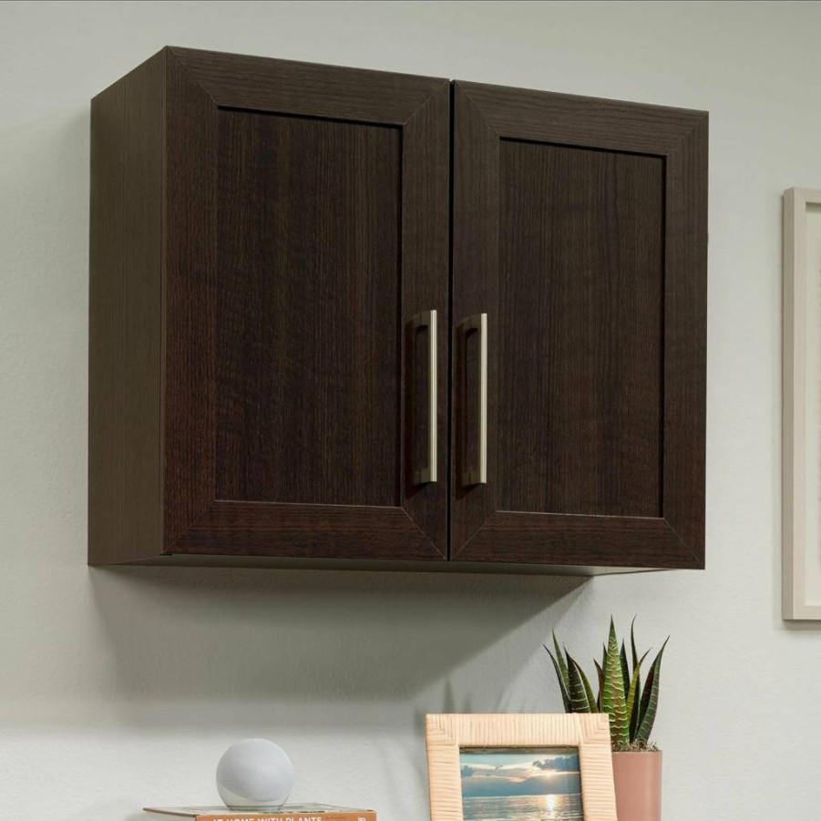 Sauder White HomePlus Wall-Mounted Hanging Storage Cabinet for Home Organization