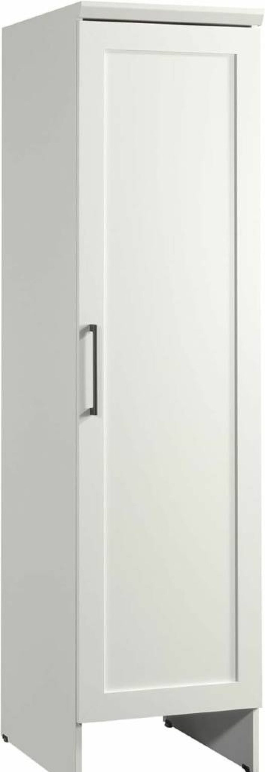 Sauder HomePlus Adjustable Shelf Storage Cabinet - Single Door Kitchen Pantry Organizer in Soft White