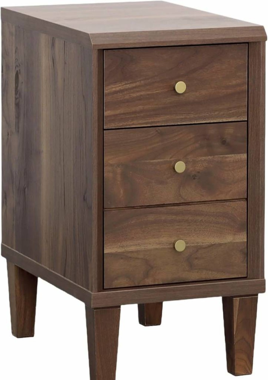 Sauder Willow Place Side Table - Pacific Maple Finish, Compact Chairside End Table for Living Room, Bedroom, or Office