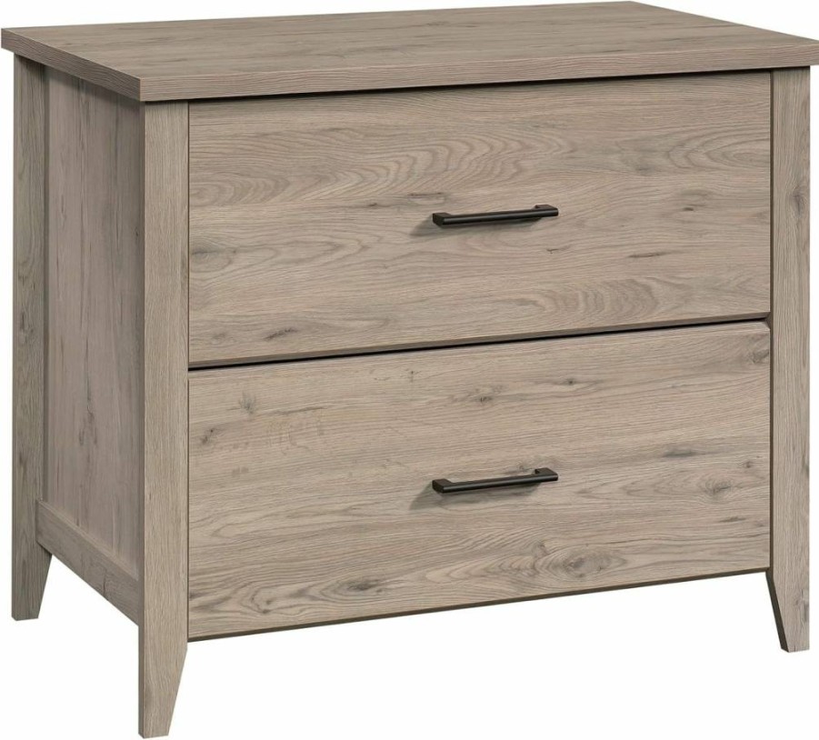 Sauder Summit Station Lateral File Cabinet, 33.86"W x 20.87"D x 29.02"H, Laurel Oak Finish, Office Storage Solution