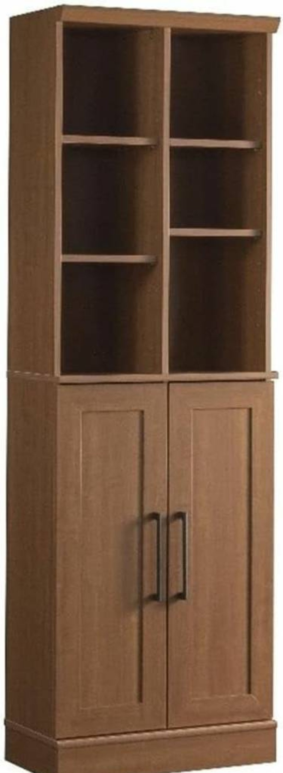Sauder HomePlus Adjustable Shelf Storage Cabinet for Kitchen, Bathroom, Laundry & Pantry, Raven Oak Finish, Multi-Room Organizer