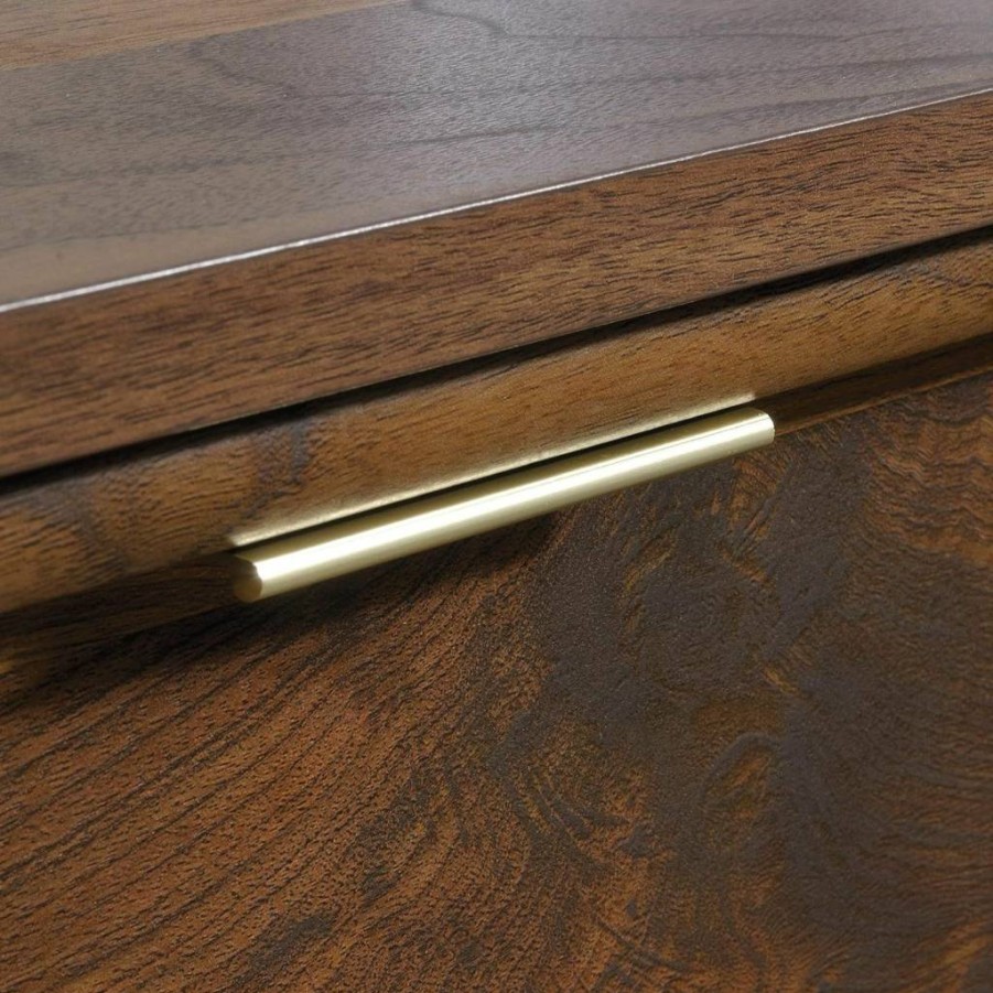 Sauder Clifford Place Office Credenza Desk, Natural Maple Finish, Commercial-Grade Storage Solution