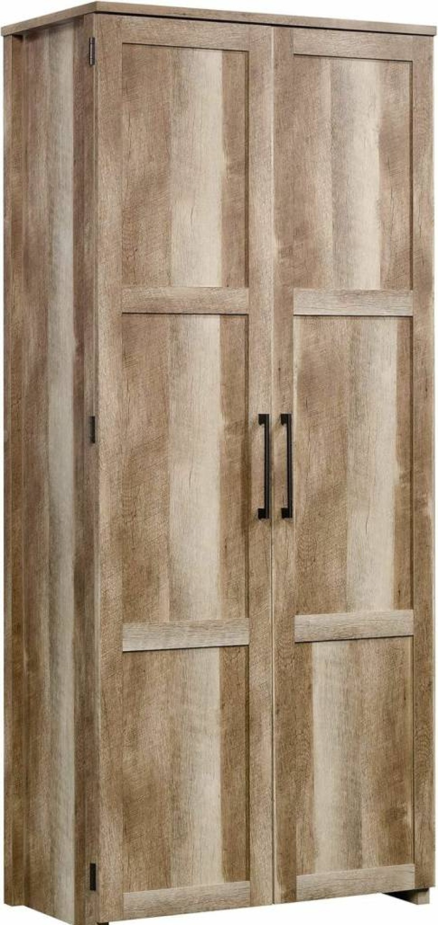 Sauder Dakota Oak HomePlus Storage Pantry Cabinet with Adjustable Shelves