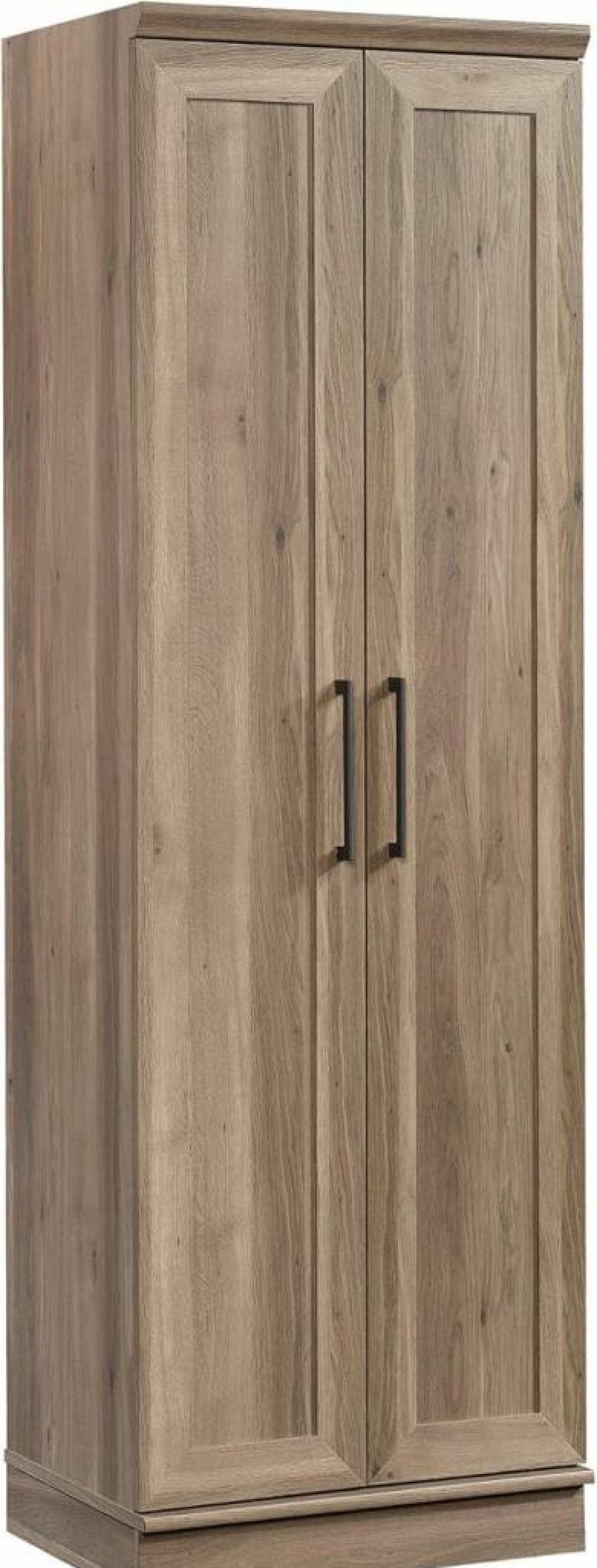 Sauder HomePlus Sienna Oak Pantry Cabinet - 23.25"W x 17"D x 71.18"H Storage Cabinet for Kitchen, Dining Room, or Entryway
