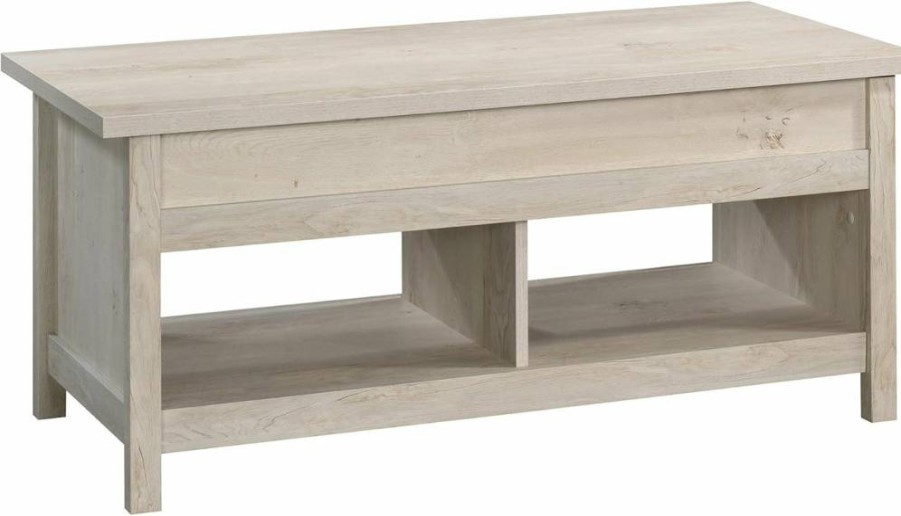 Sauder Cannery Lift-Top Coffee Table with Storage, Lintel Oak Finish, 43.15" L x 19.45" W x 19.02" H, Living Room Center Table