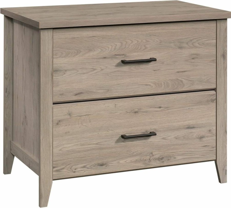 Sauder Summit Station 2-Drawer Lateral File Cabinet, Cinnamon Cherry Finish, Home Office Storage Solution