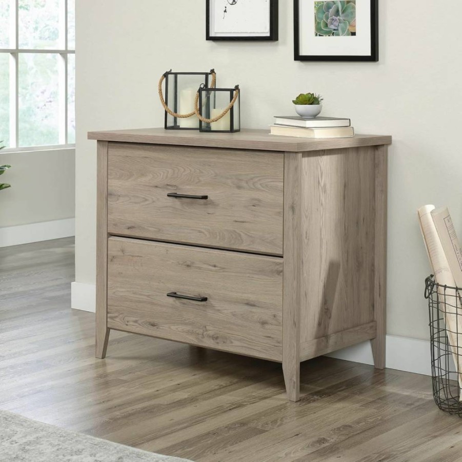 Sauder Summit Station 2-Drawer Lateral File Cabinet, Cinnamon Cherry Finish, Home Office Storage Solution